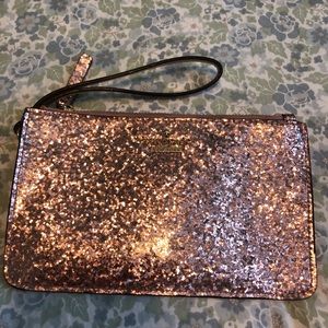 Sparkly Kate spade wristlet